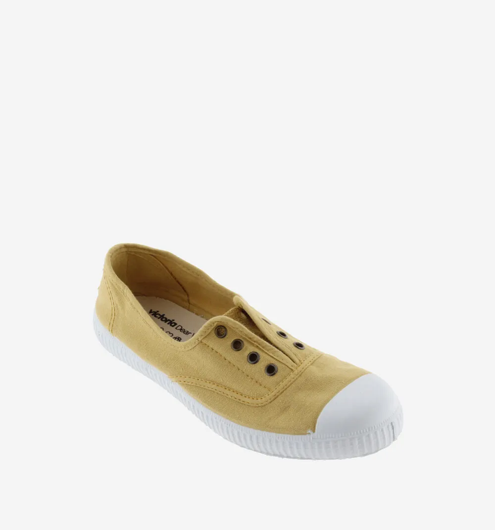 (106623) Women's canvas trainers with elastic - Trigo