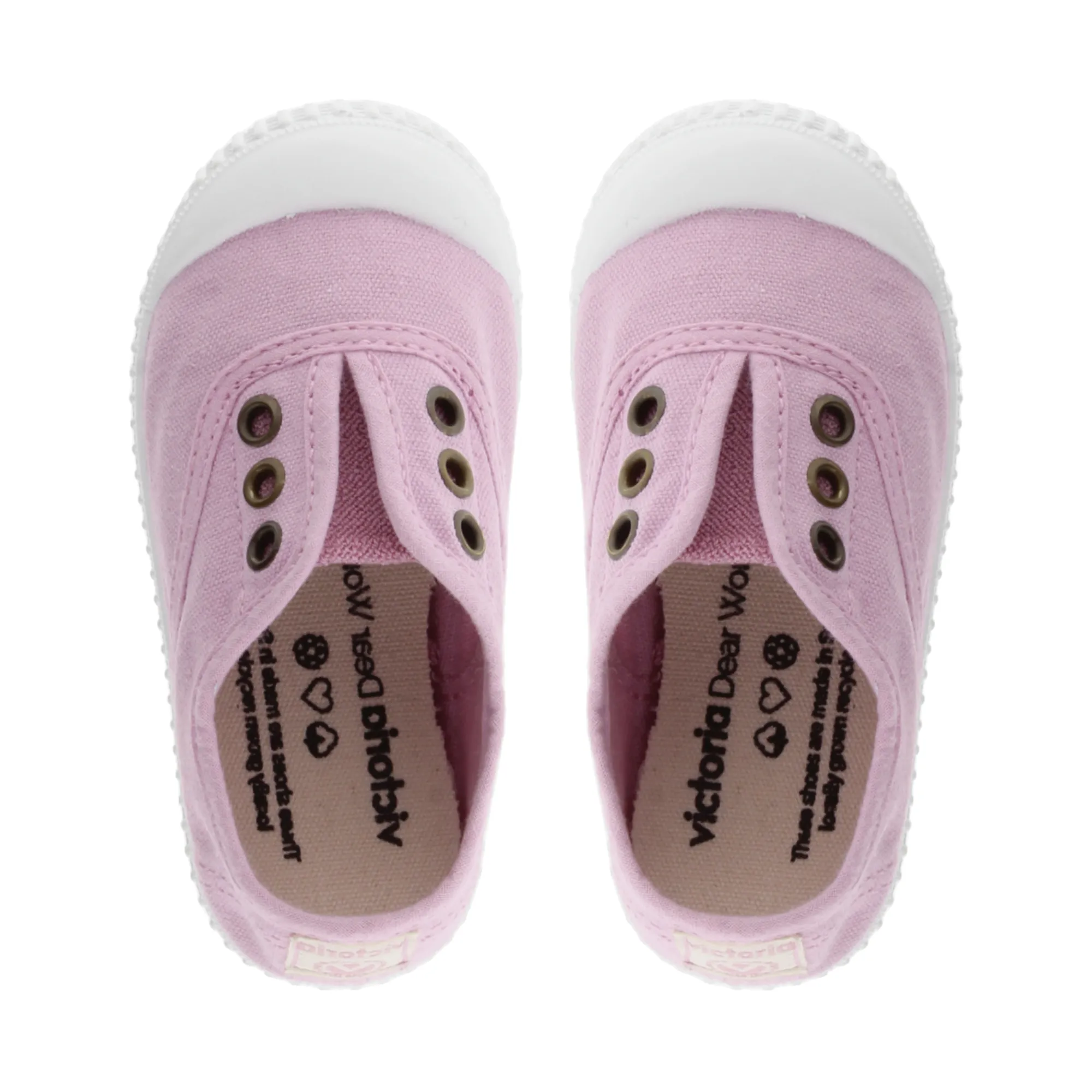 (106627) Children's canvas trainers with elastic - Petalo