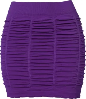 Boutique4Divas Womens Booty Enhancing Solid Mini Stretch Bodycon Club Skirt