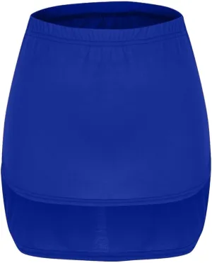Casual High Waisted Mini Skirts for Women Elastic Solid Basic Pencil Skirt Seamless Bodycon Short Skirts