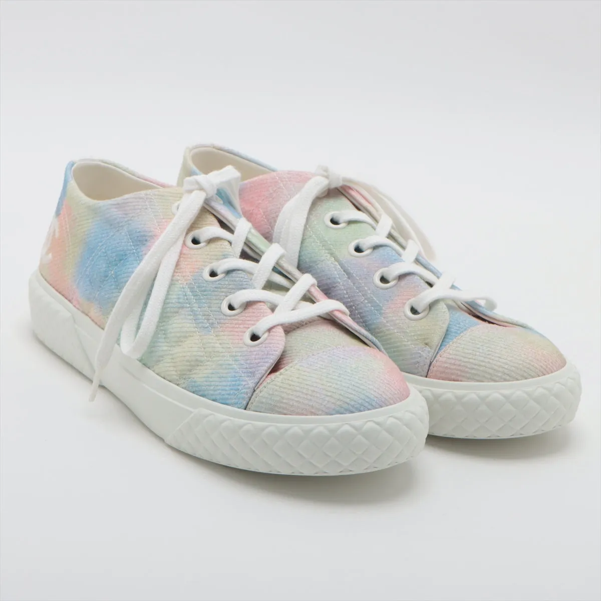 Chanel Coco 22SS Canvas Trainers 38C  Multicolor G38278 Matrasse