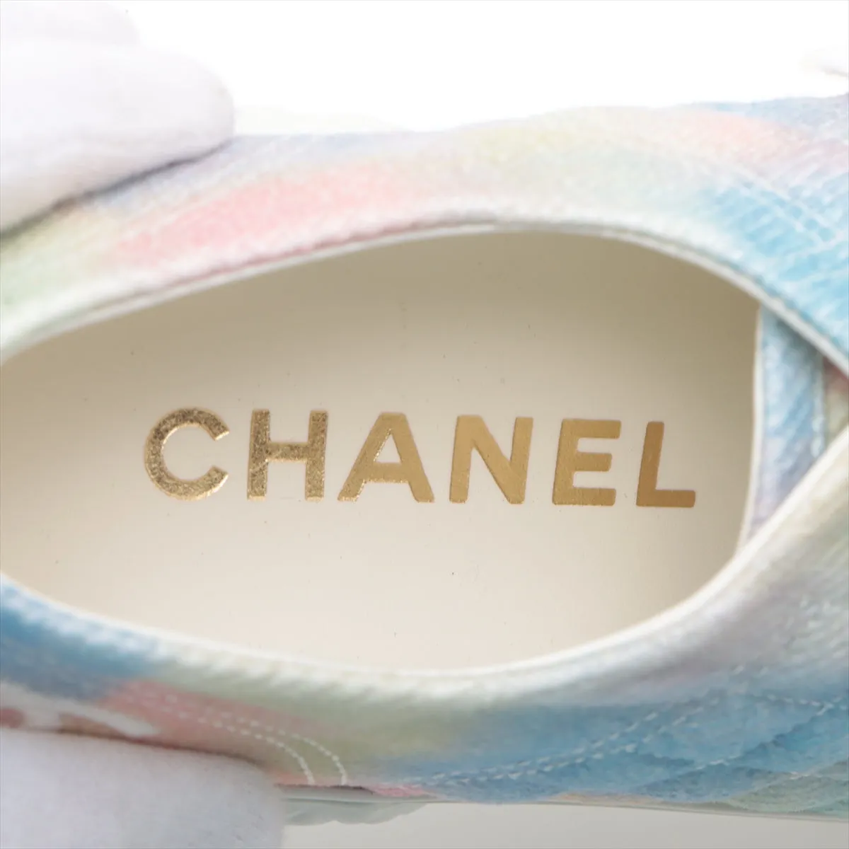 Chanel Coco 22SS Canvas Trainers 38C  Multicolor G38278 Matrasse