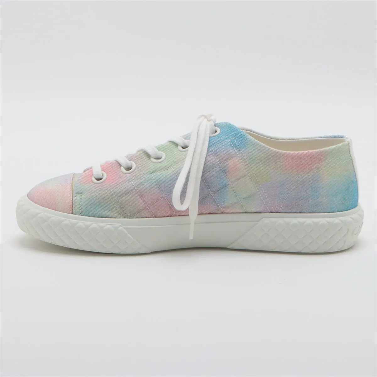 Chanel Coco 22SS Canvas Trainers 38C  Multicolor G38278 Matrasse