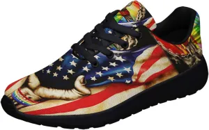 Christian Jesus Shoes, Lace Up Walking Sneakers, Cross Running Shoes Mesh Breathable Sports Trainers
