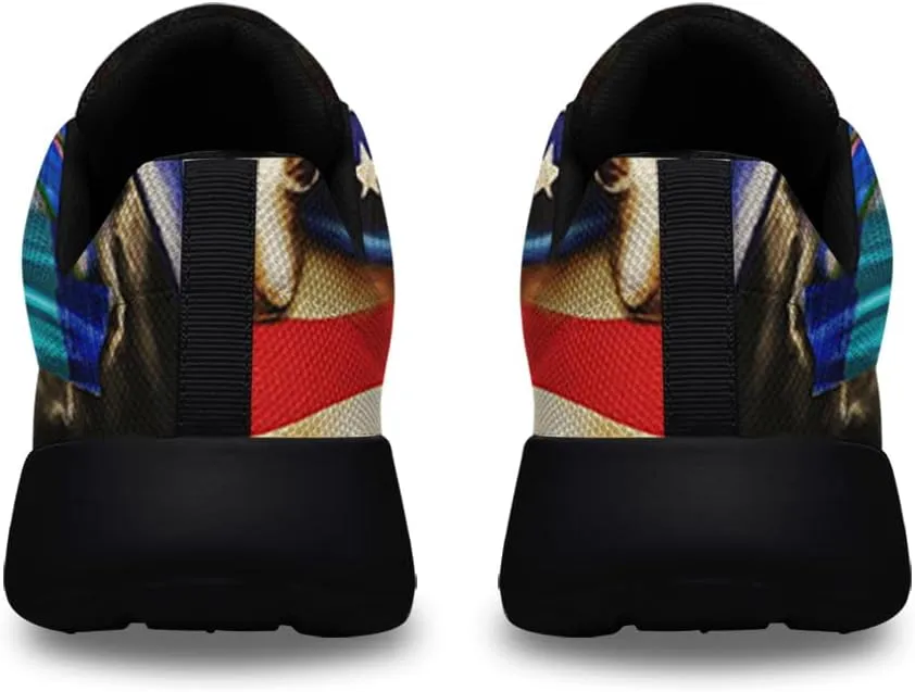Christian Jesus Shoes, Lace Up Walking Sneakers, Cross Running Shoes Mesh Breathable Sports Trainers