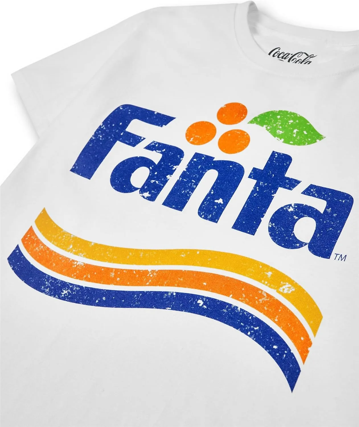 Coca-Cola Adults T-Shirt | Unisex Classic Logo Short Sleeve Graphic Tee | Distressed Vintage Apparel Top Merchandise Gift