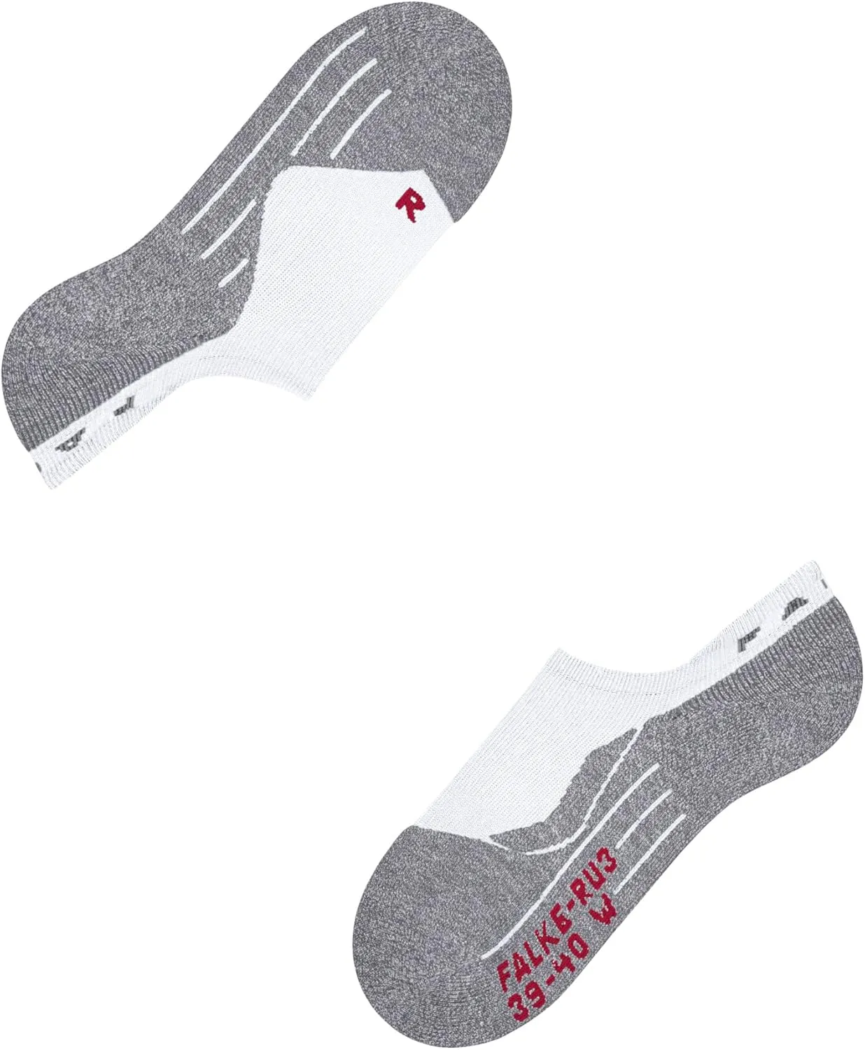 FALKE Women's RU3 Comfort Invisible Running Socks, No Show, 1 Pair