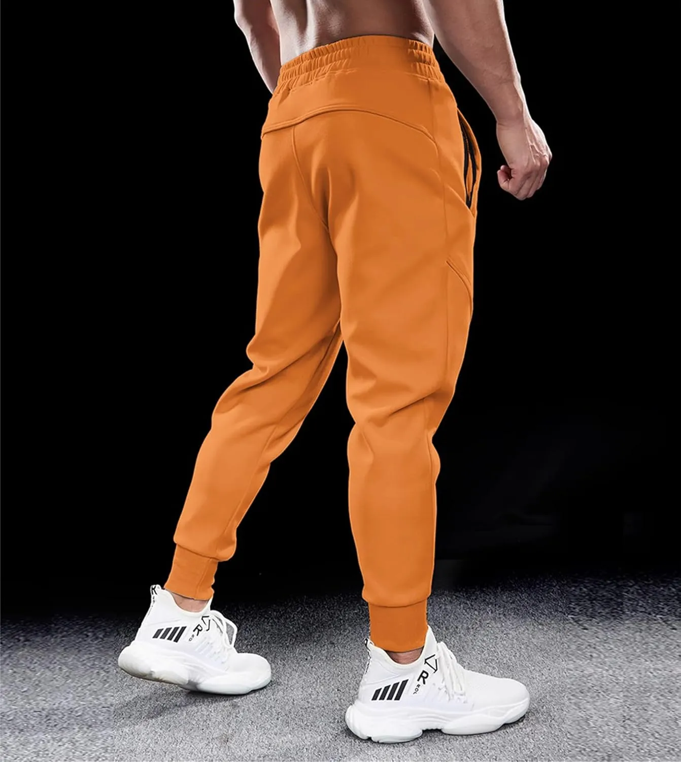 Fioboc Weekend Performance Joggers for Men Sweatpants with Zipper Pockets Athletic Jogger Pants M-3XL