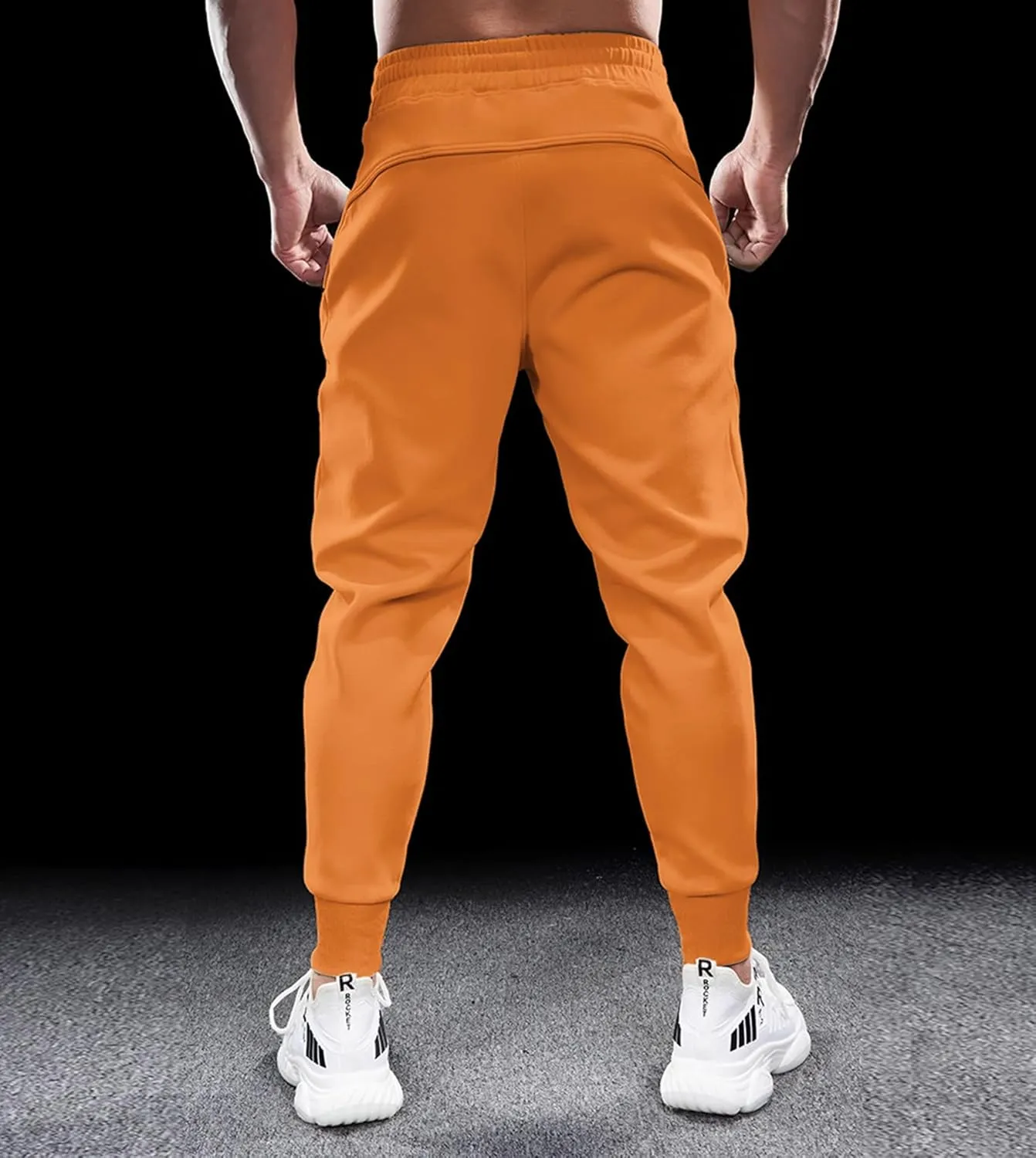 Fioboc Weekend Performance Joggers for Men Sweatpants with Zipper Pockets Athletic Jogger Pants M-3XL