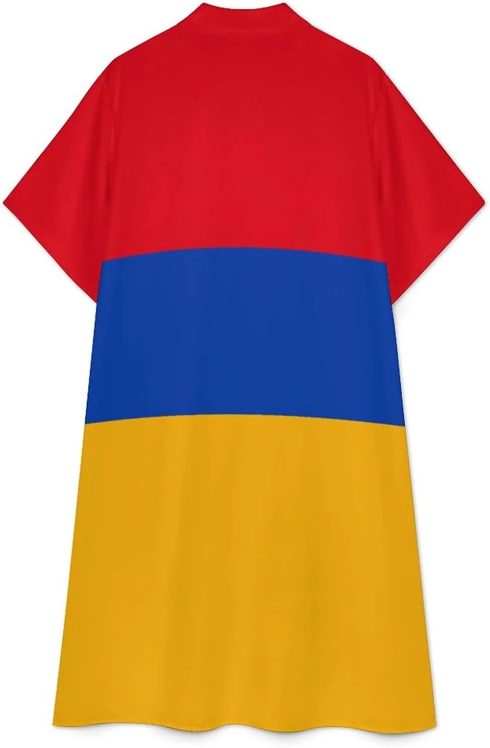 Ghana Flag Womens Button Down Shirt Dresses Cute Button Up Short Sleeve Blouse Tops