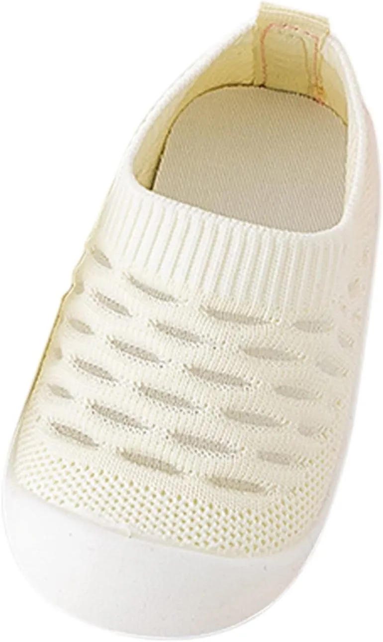 Kids Slip on Infant Toddler Shoes Hollow Out Slip On Socks Shoes Soft Sole Non Slip Wear Out Toddler Floor Shoes
