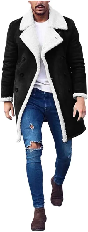 LCMTWX Mens Jackets Color Men's Cloak Coat Sweatshirts Windbreaker Shawl Cape Woolen Men's Men's Winter Jacket Windproof