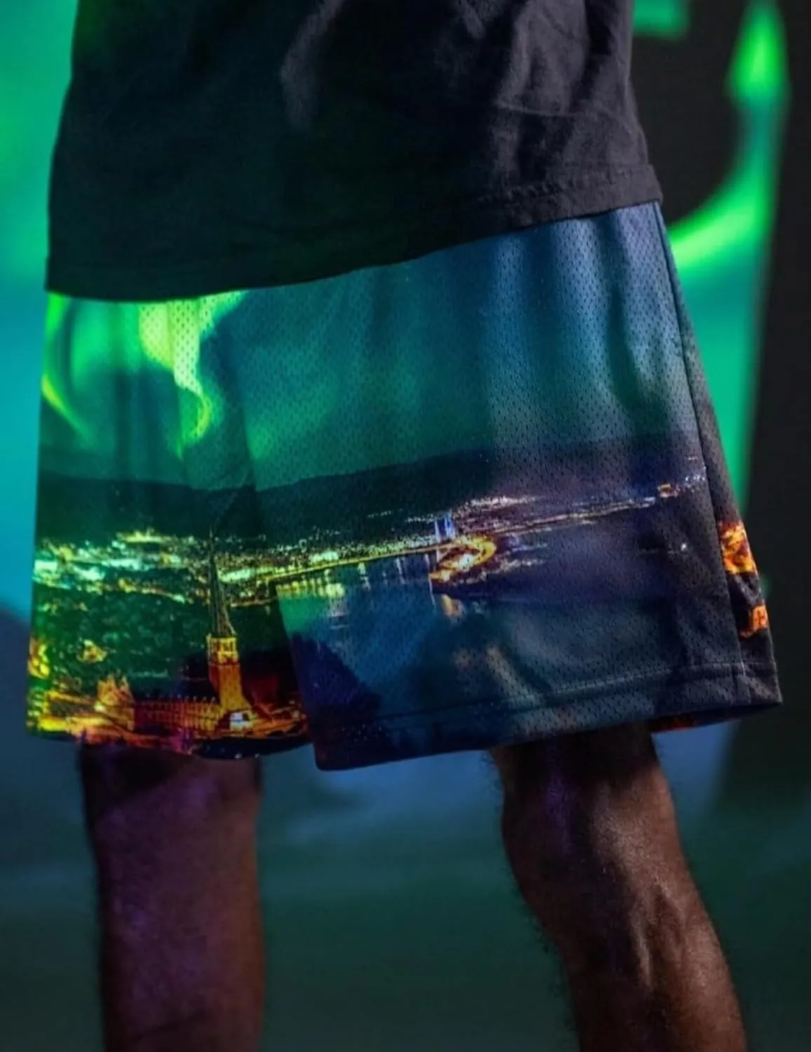 Men's Athletic Basketball Shorts Quick-Dry Breathable Mesh Graphic Print Gym Running Training with Pockets