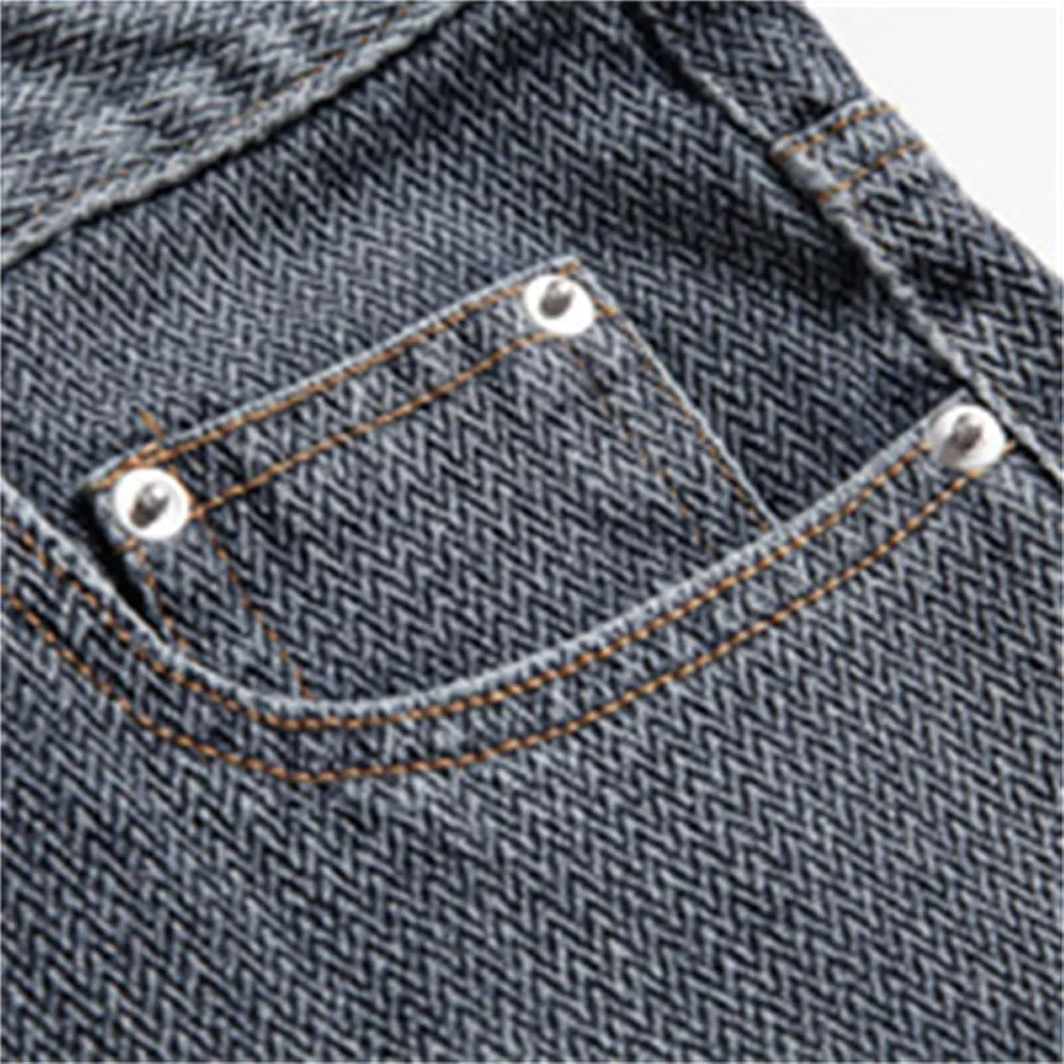 Mens Fashion Mid Thigh Fold Hem Cutoff Casual Jean Shorts, Relaxed Fit Stretch Straight-Leg Loose Wide Leg Denim Shorts