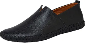 Mens Loafers & Slip-Ons Men's Slip On Loafers Fashion Breathable Flat Loafers Comfortable Slip Soft Sole Walking