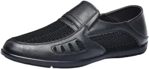 Men's Luxury Loafer Slip-On Shoes Party Dancing Shoes Wedding Shoes Mens Round Toe Non-Slip Lug Sole Business Work Office Dress Shoes Summer Breathable Walking Casual Shoes