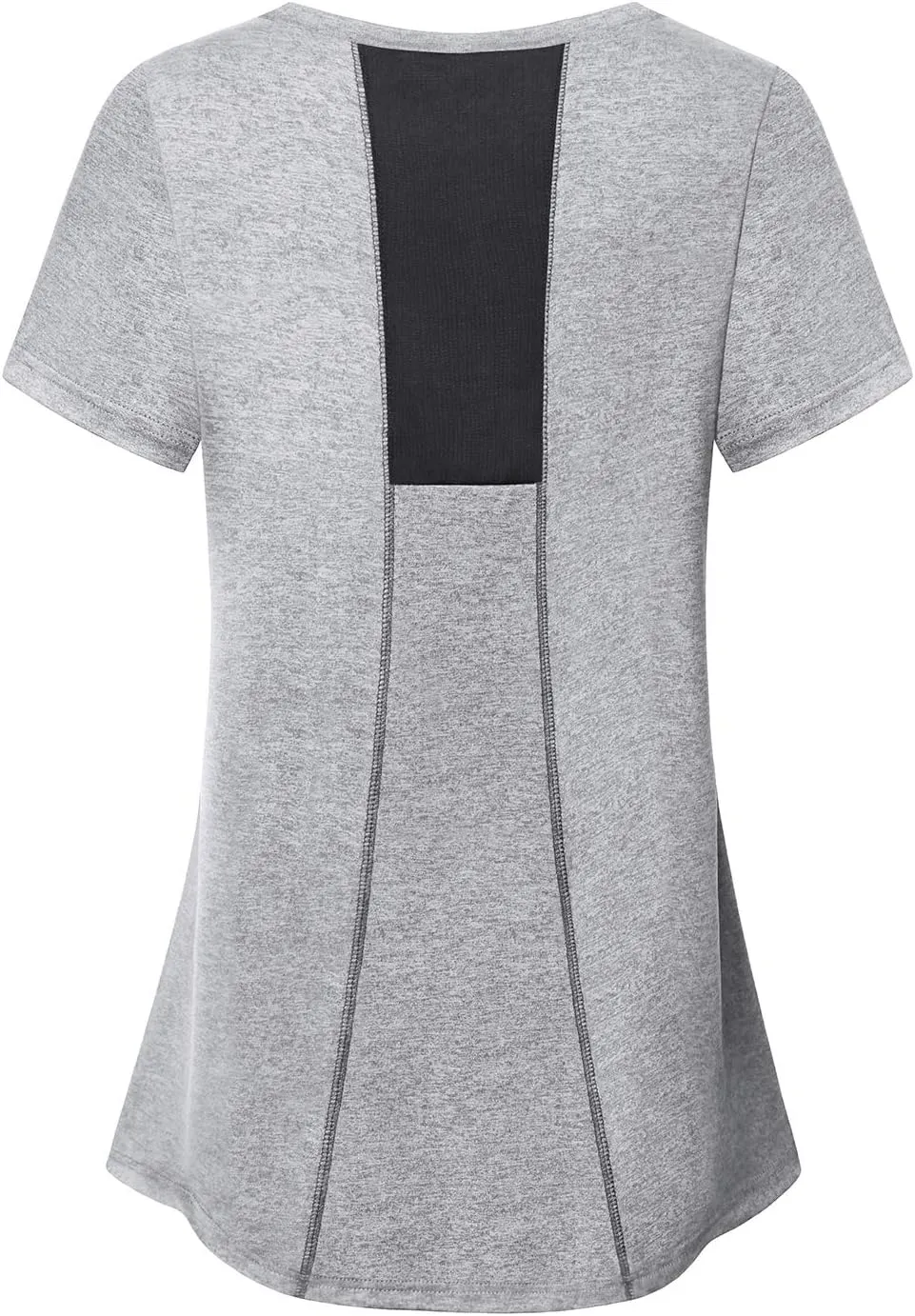 MOQIVGI Womens Short Sleeve Workout Tops Casual Wear Running Yoga Exercise Fitness Shirts Activewear