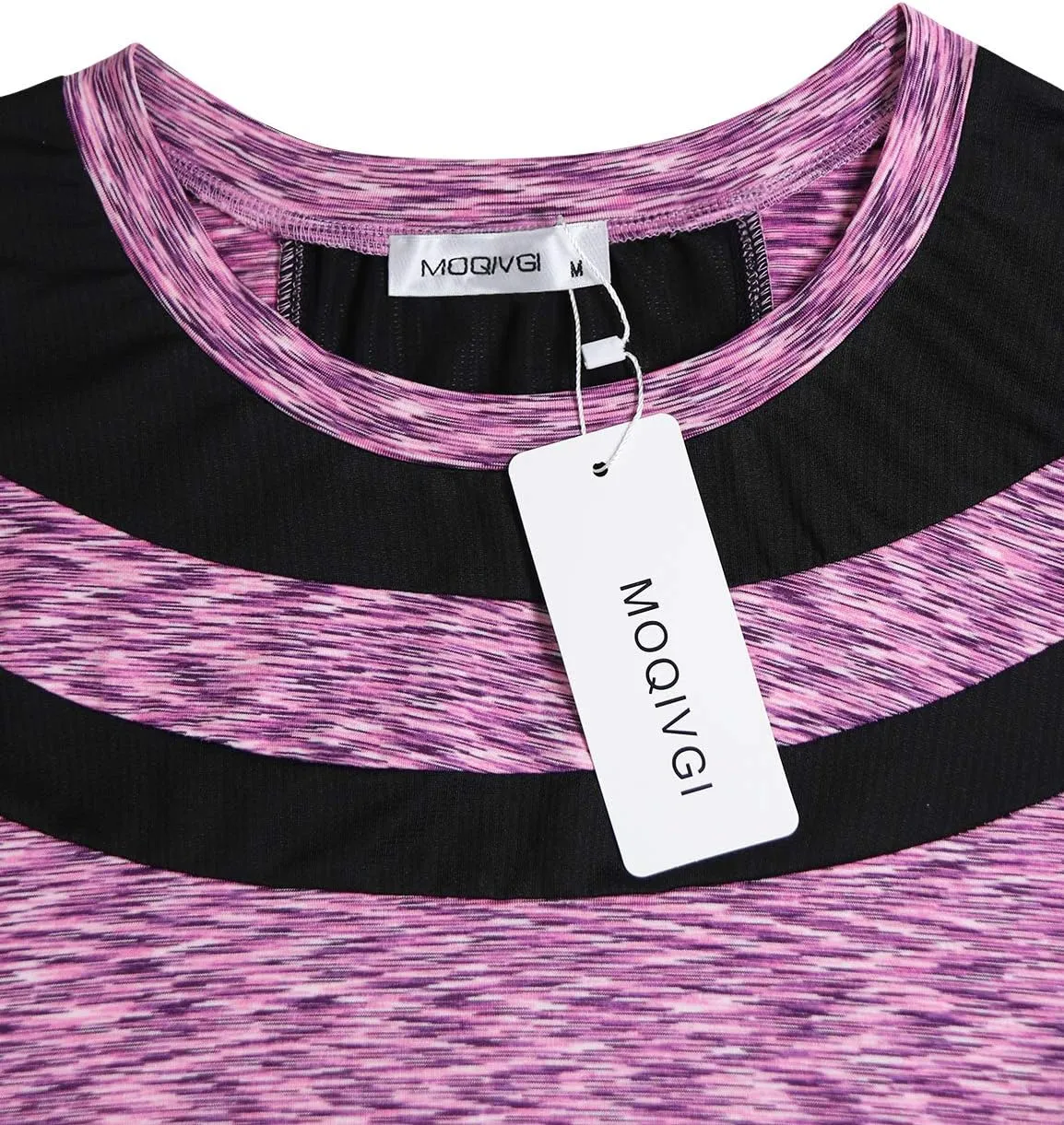 MOQIVGI Womens Short Sleeve Workout Tops Casual Wear Running Yoga Exercise Fitness Shirts Activewear