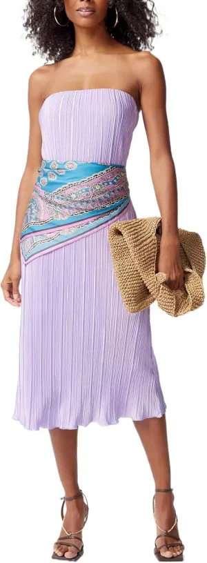 NUFIWI Women Y2k Pleated Maxi Dress Off Shoulder Backless Cutout Long Dress Plisse Strapless Bodycon Party Evening Dress