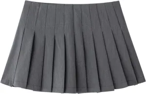 Perbai Womens High Waisted Y2K Mini Pleated Skirts Sexy A Line Flowy Tennis Skater Skirts