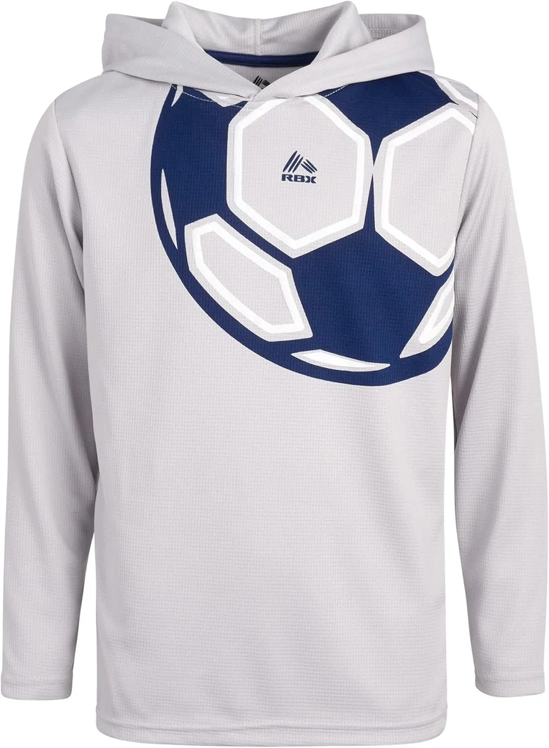 RBX Boys' Sweatsuit Set – 4 Piece Thermal Sports Hoodie and Tricot Jogger Pants (8-12)