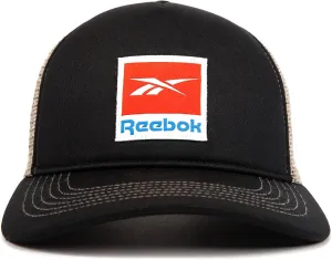 Reebok Vector Trucker Hat | Snapback | Adjustable | Baseball Cap | Everyday | Fitness | Retro | Classic |Sun Protection