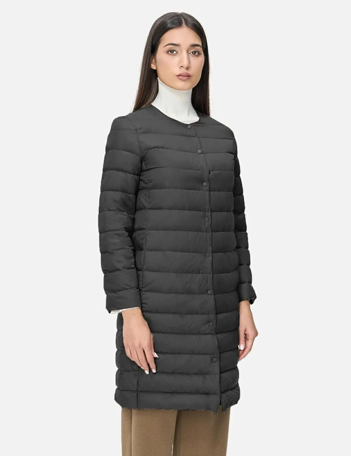 S・DEER Women's Lightweight Packable Goose Down Jacket Winter Short Down Jacket Warm Coat Outwear for Snow Ski Hiking