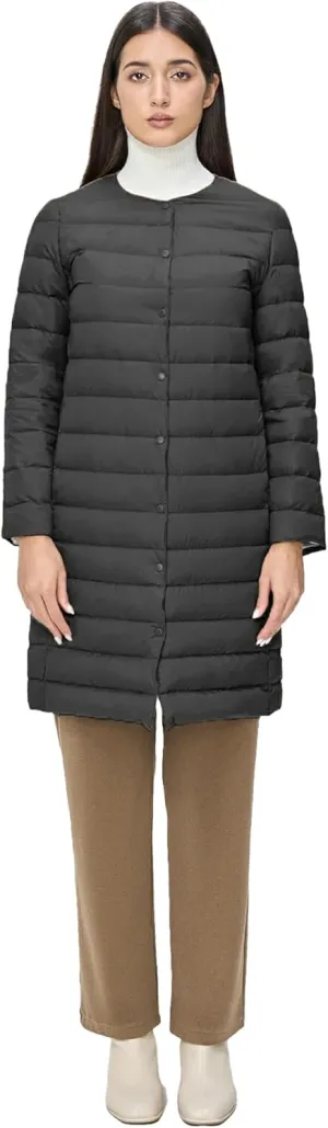 S・DEER Women's Lightweight Packable Goose Down Jacket Winter Short Down Jacket Warm Coat Outwear for Snow Ski Hiking