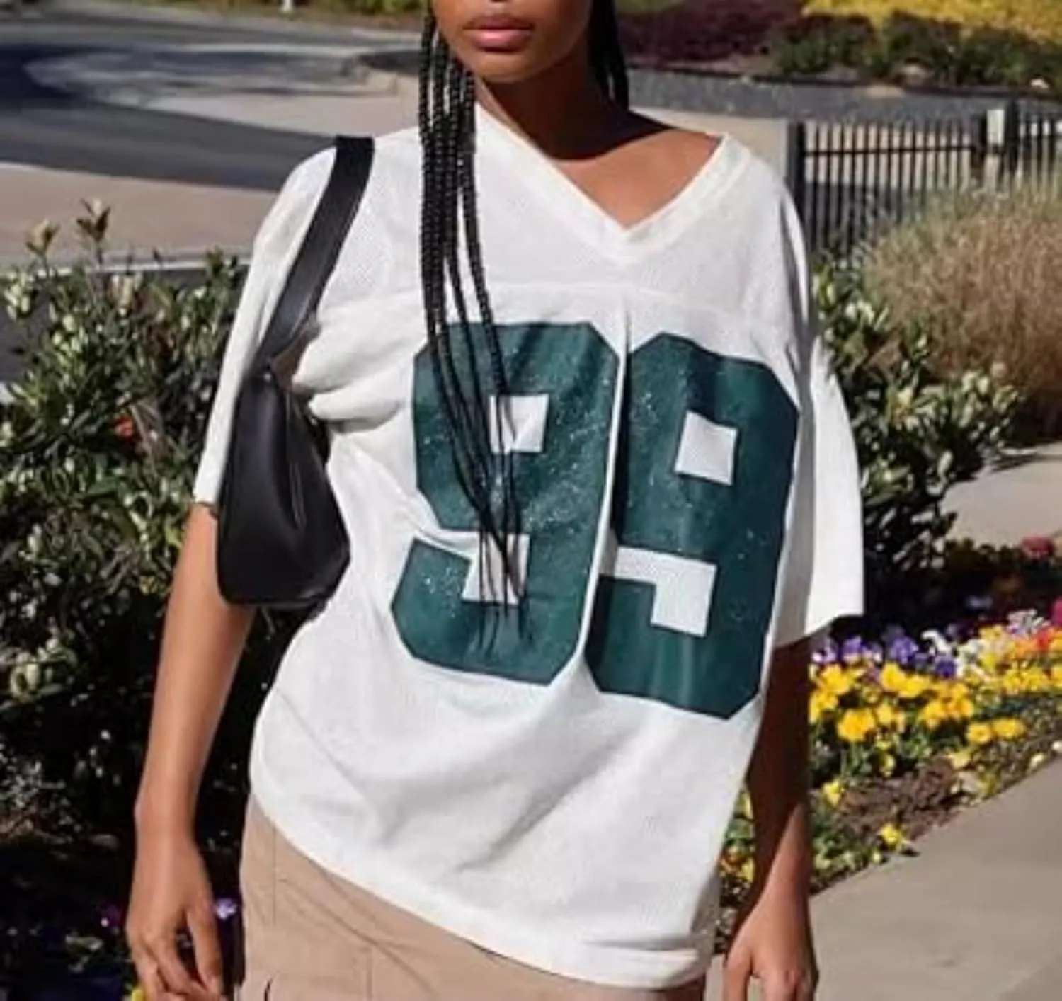 Short Sleeve Shirts Graphic Tees Y2k Summer Tops 2024 Women Jerseys Y2k Oversized Jersey Oversized Jersey for Women