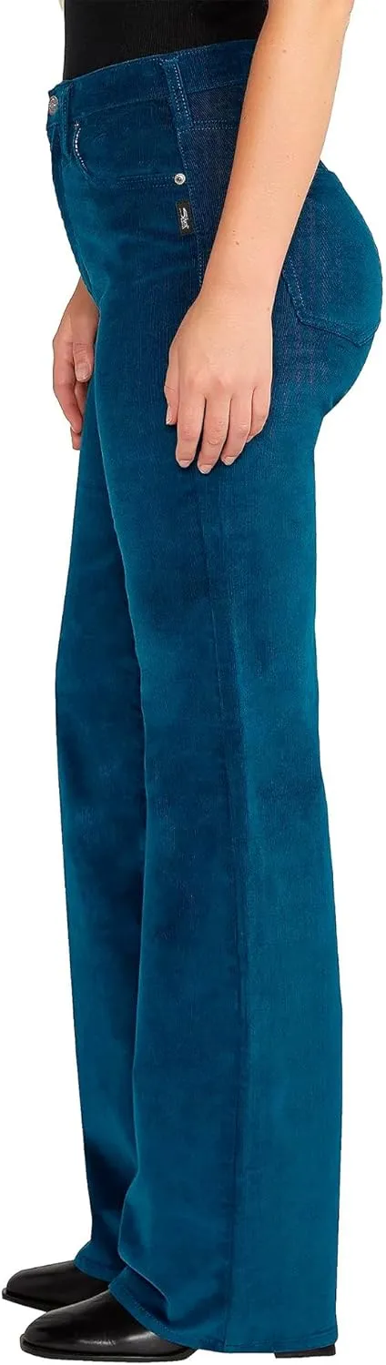 Silver Jeans Co. Women's Highly Desirable High Rise Trouser Leg Pants