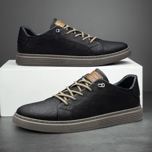 Vera | Italian Leather Lace-Up Sneakers
