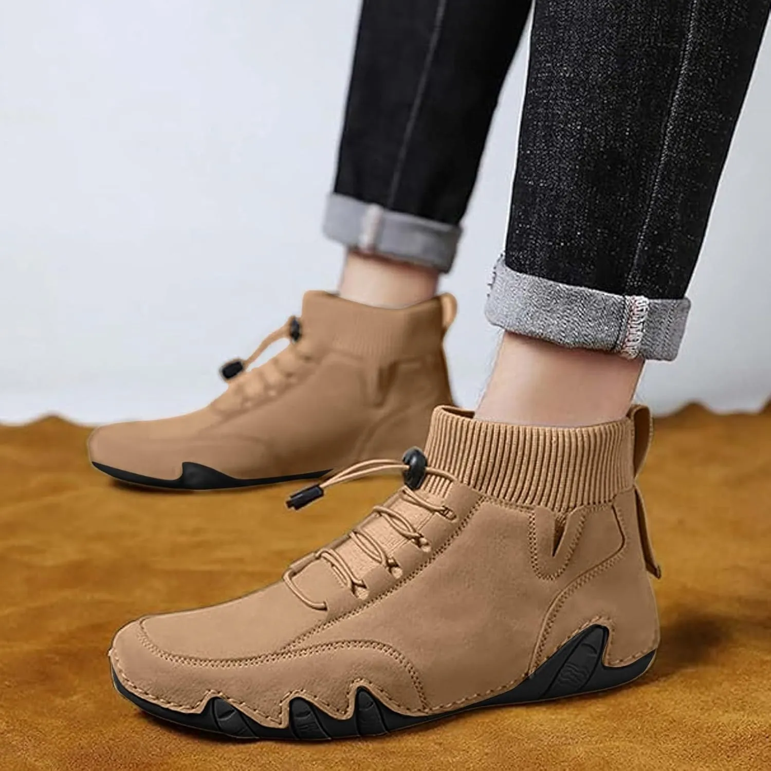 Walking Shoes Mens Loafers & Slip-Ons Couple's High Top Casual Shoes for Men and Women