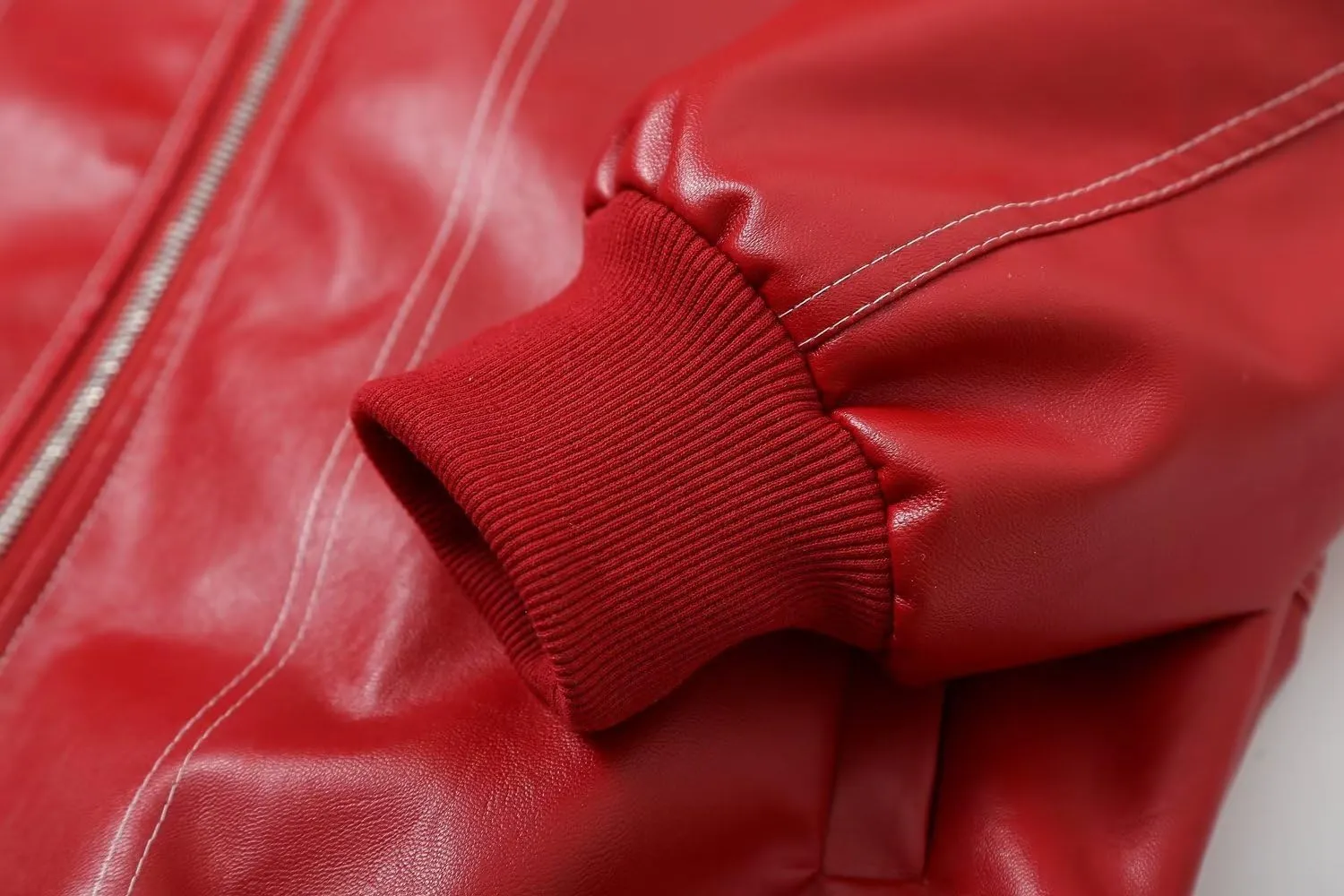 Women's Fashion Faux Leather Jacket Zip Up Oversized Motorcycle Jacket Y2K Leather Bomber Coats Moto Biker Outerwear