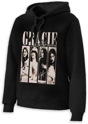 Women's Hoodies Gracie Musics Abrams Long Sleeve Hooded Pullover Lightweight Comfy Fleece Sweatshirts No Pockets