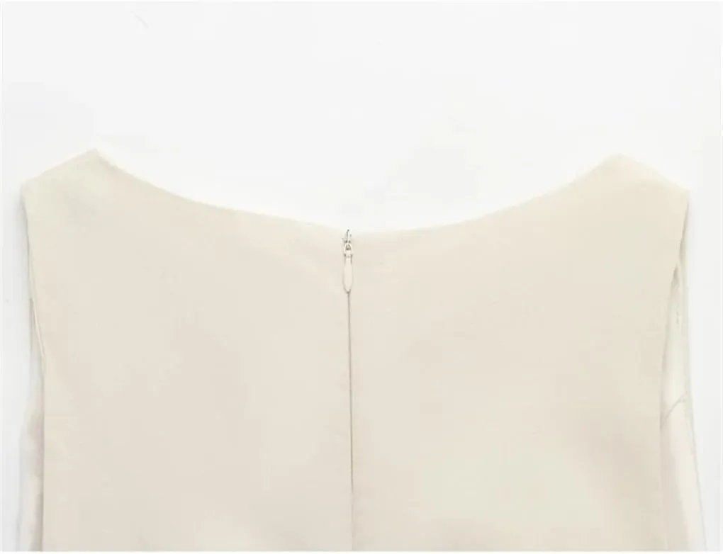 Women's V-Neck Slim Fit Wide Hem Solid Color Pocket Decoration Vest