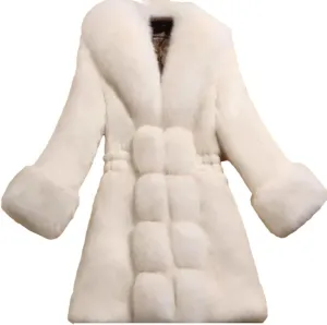 Women's Wool Blend Coat Notched LApel Winter Jacket Midi Windbreaker Jacket