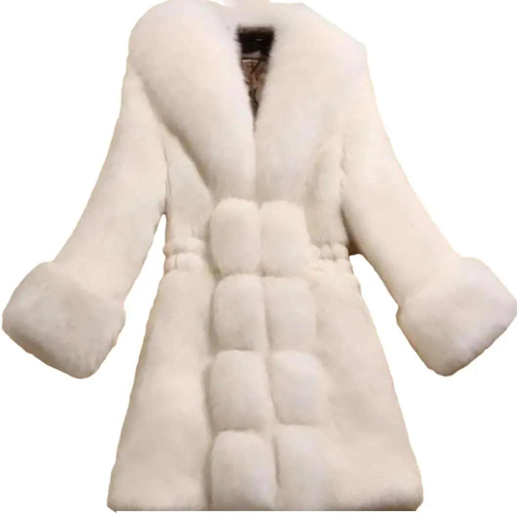 Women's Wool Blend Coat Notched LApel Winter Jacket Midi Windbreaker Jacket