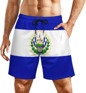Zakqeik Men's Summer Texas Flag Swim Trunks Quick Dry Surf Boardshorts Bathing Suit Shorts with Pockets