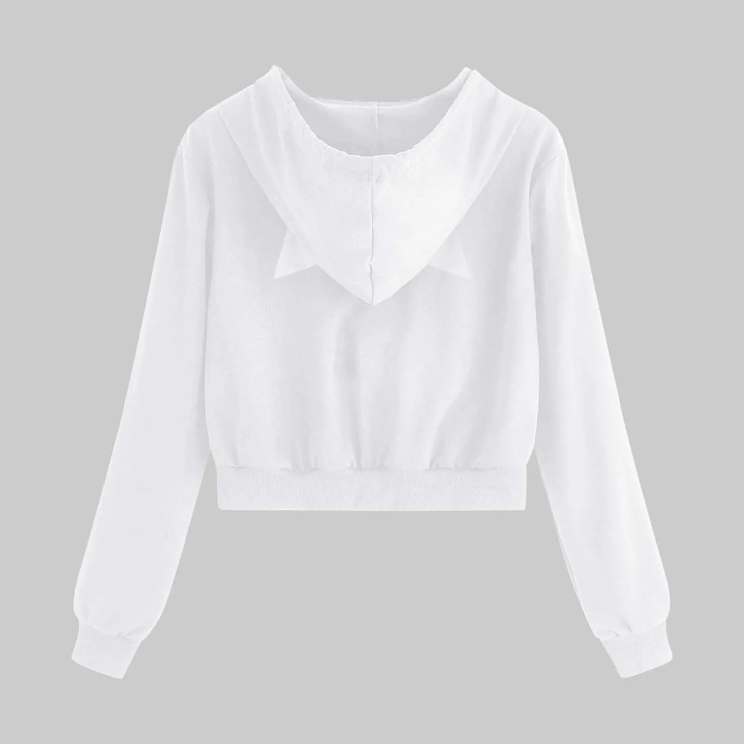 Zip Up Hoodies for Women 2024 Cropped Long Sleeve Sweatshirts Jackets Trendy Y2k Crop Tops Teen Girls Clothes