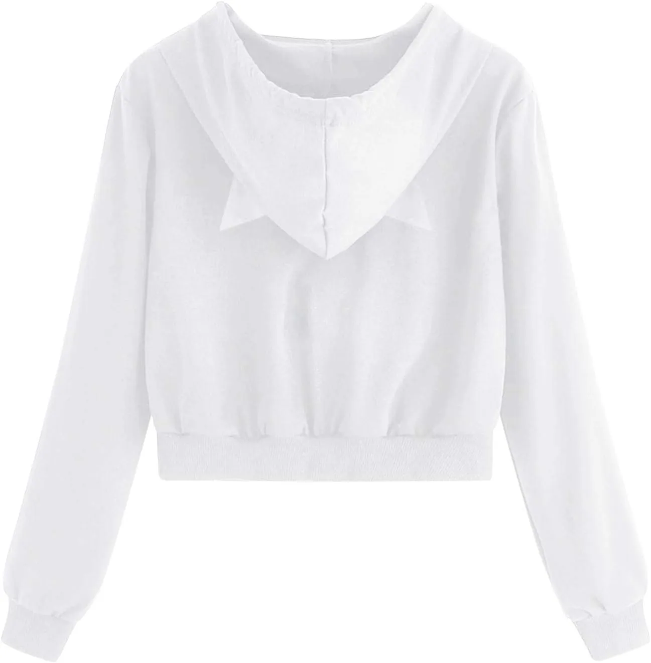 Zip Up Hoodies for Women 2024 Cropped Long Sleeve Sweatshirts Jackets Trendy Y2k Crop Tops Teen Girls Clothes